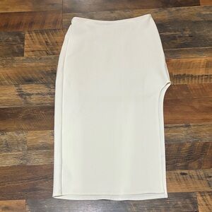 Abercrombie &‎ Fitch Cream Pencil Skirt